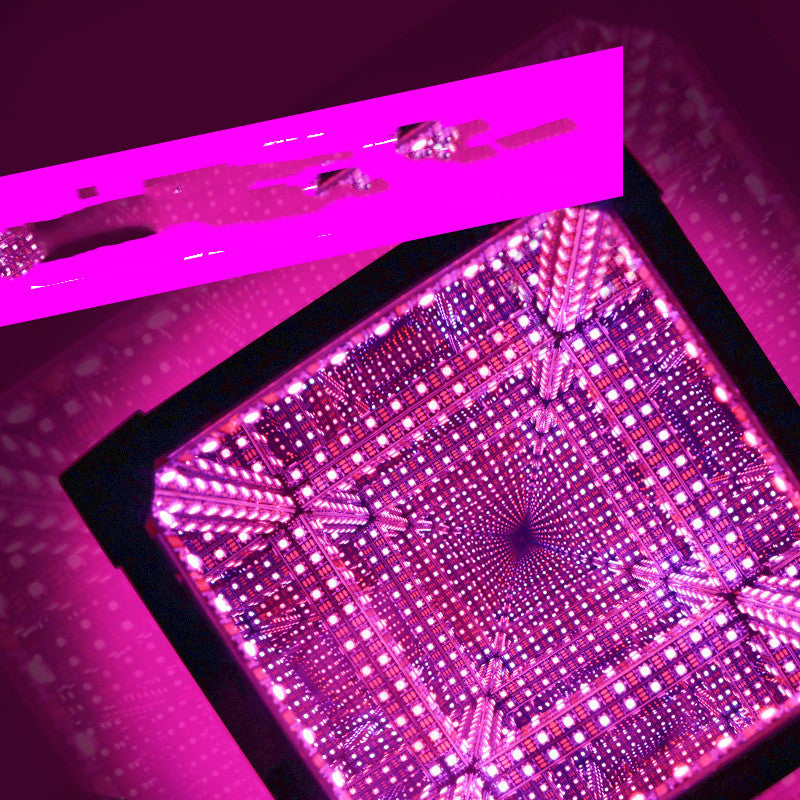 3D Infinity Mirror Cube Lamp - Gaming Room Decorative LED Light