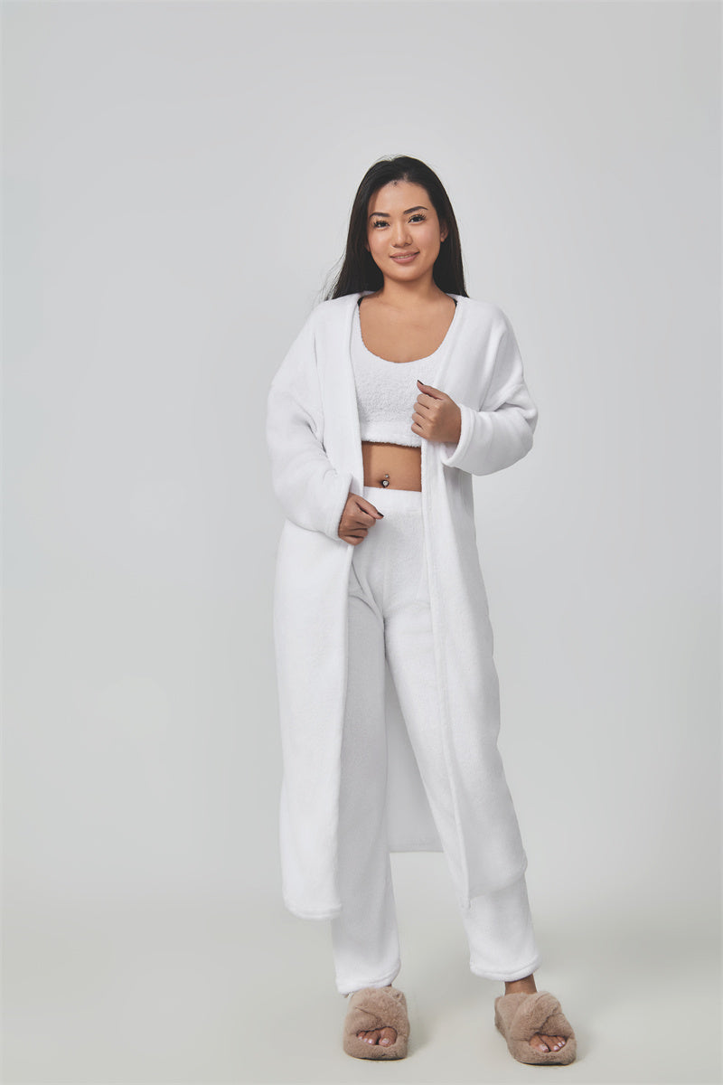 3-Piece Lounge Set - Cozy Pajama Matching Set for Women