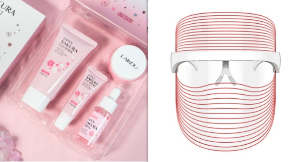 7-Color LED Face Mask Therapy Device