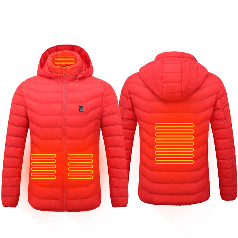 USB Heated Jacket - Electric Warming Winter Coat for Men