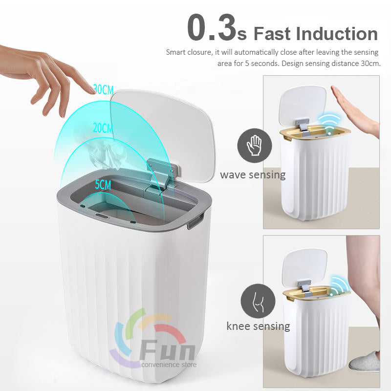 Smart Auto Trash Can - Touchless Sensor Waste Bin