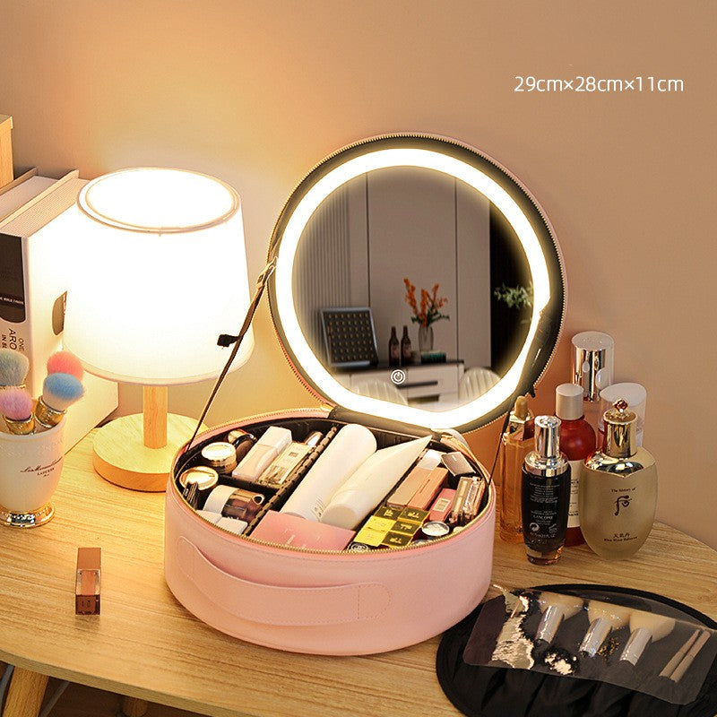 LED Makeup Bag with Mirror