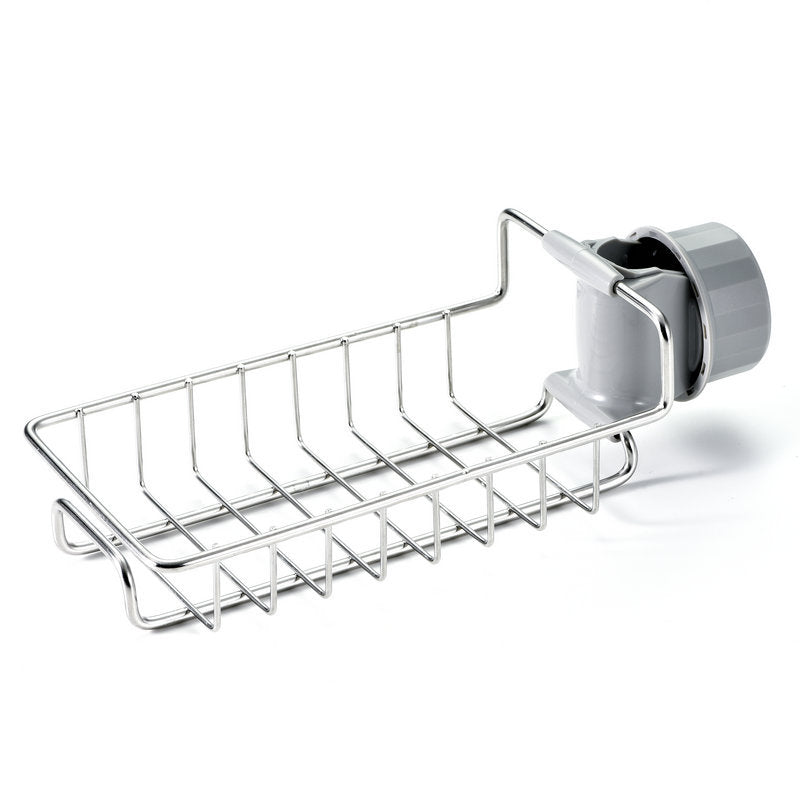 Adjustable Sink Drain Rack - Expandable Sponge Holder