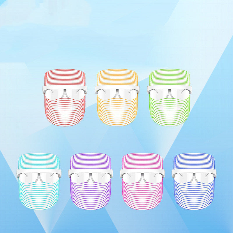 7-Color LED Face Mask Therapy Device