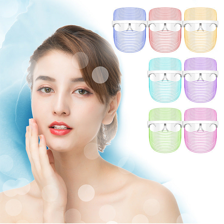 7-Color LED Face Mask Therapy Device
