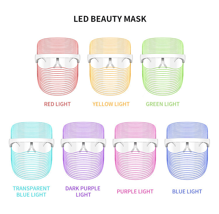 7-Color LED Face Mask Therapy Device