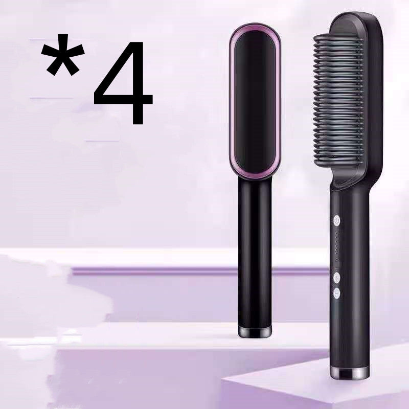 2-in-1 Hair Straightener - Hot Comb & Curling Iron