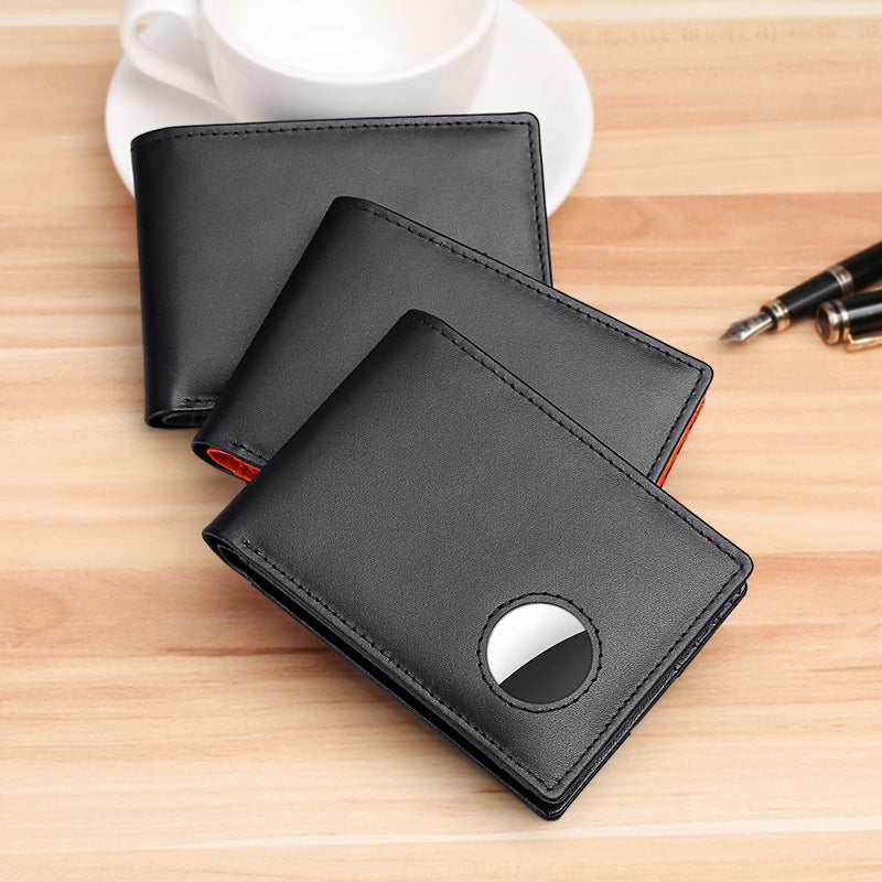 Men's Leather Tracker Wallet - Smart GPS Anti-Theft Wallet