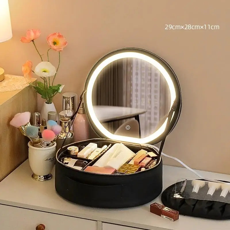 LED Makeup Bag with Mirror