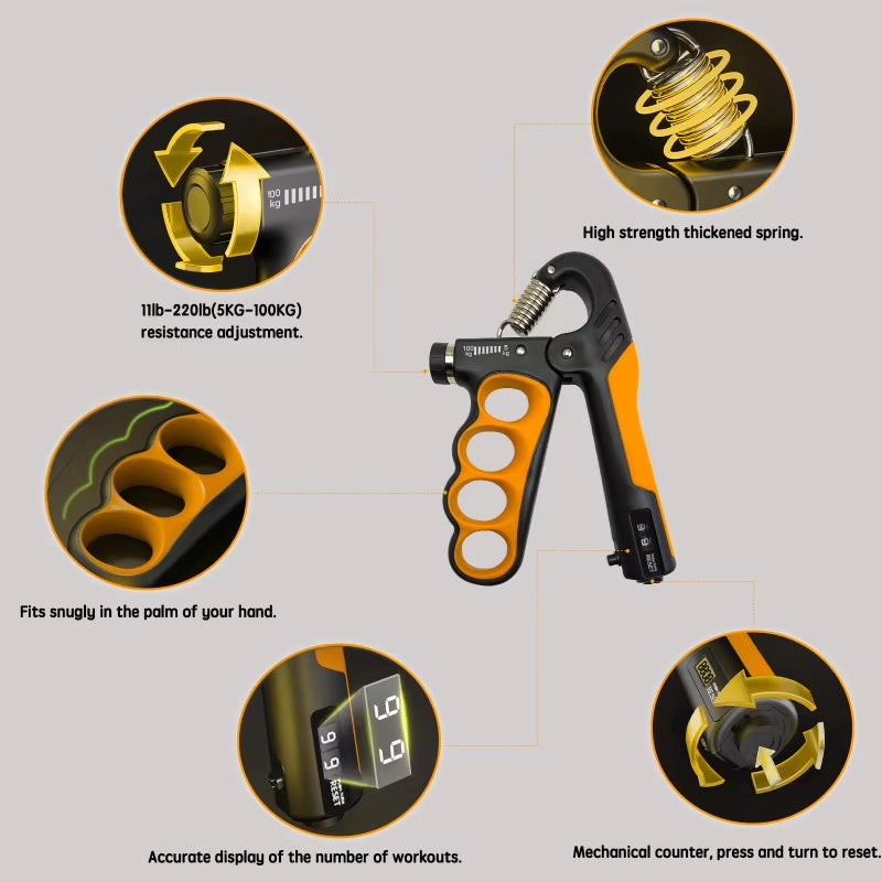 5-100kg Hand Grip Strengthener