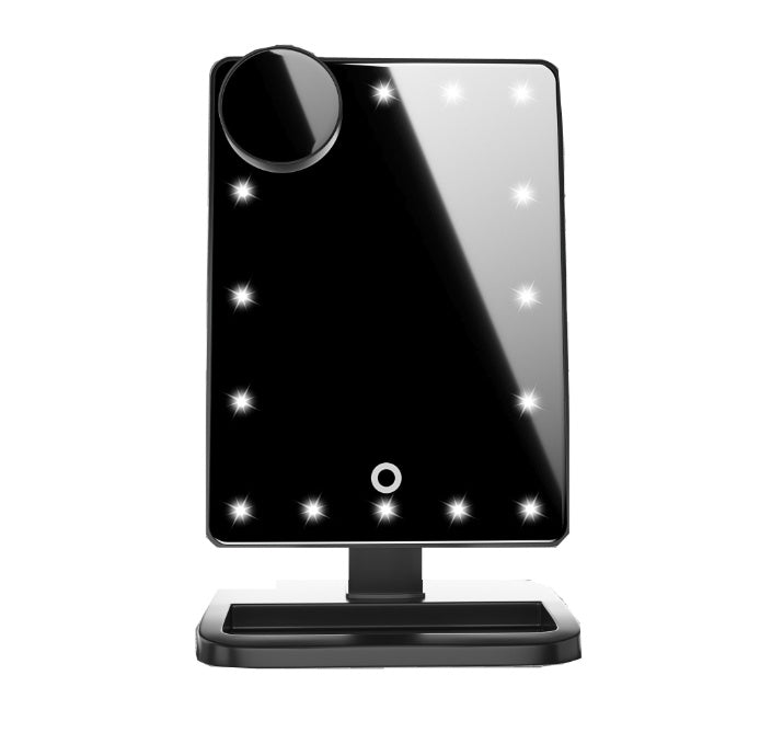LED Makeup Mirror with Bluetooth Speaker - Touch Screen Vanity Mirror