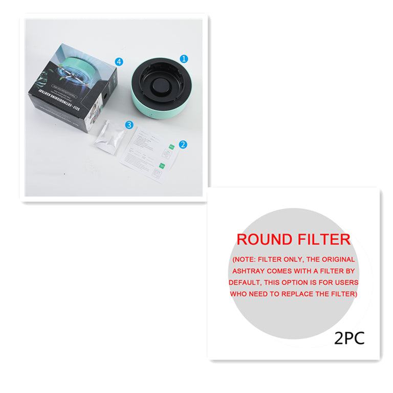Car Air Purifying Ashtray - Anion Smoke Removal