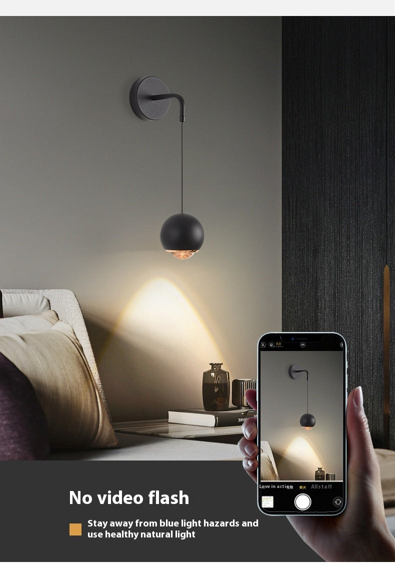 Premium Master Bedroom Hanging Line Wall Lamp