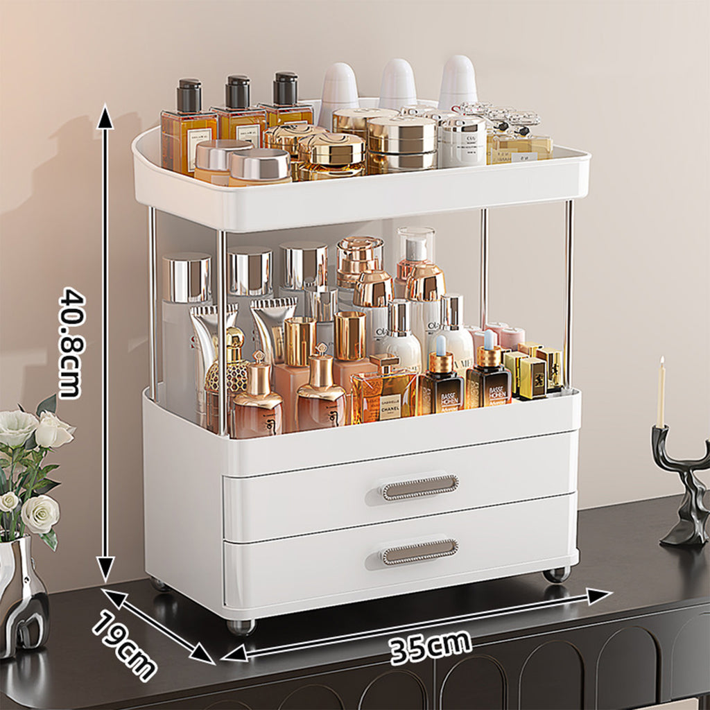 4-Tier Makeup Organizer with Drawers"