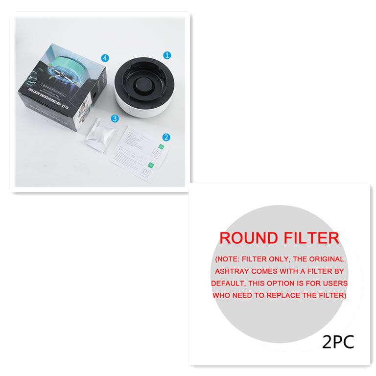 Car Air Purifying Ashtray - Anion Smoke Removal