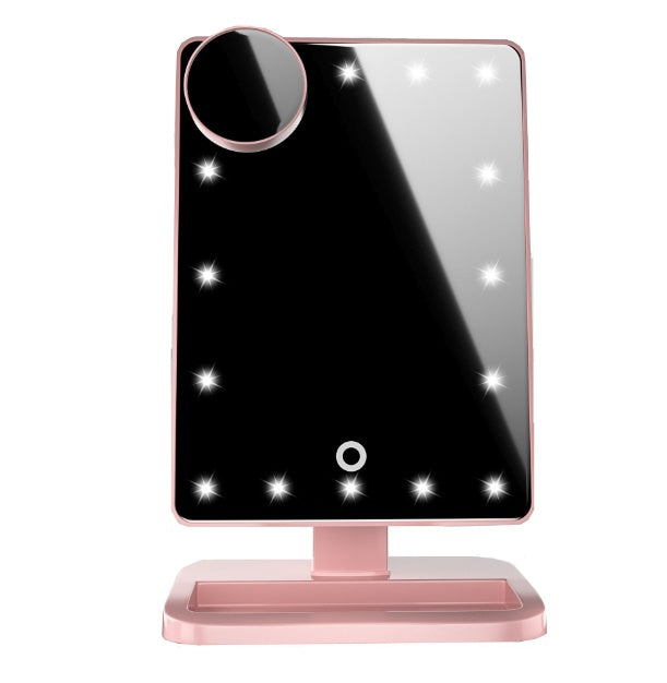 LED Makeup Mirror with Bluetooth Speaker - Touch Screen Vanity Mirror