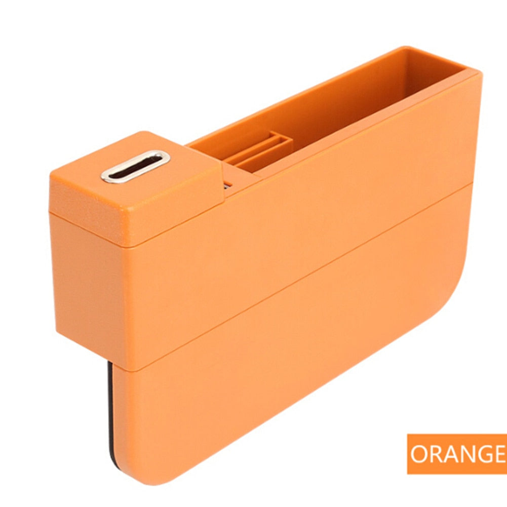 Wireless Charging Car Organizer - Seat Gap Storage Box