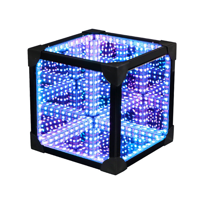 3D Infinity Mirror Cube Lamp - Gaming Room Decorative LED Light
