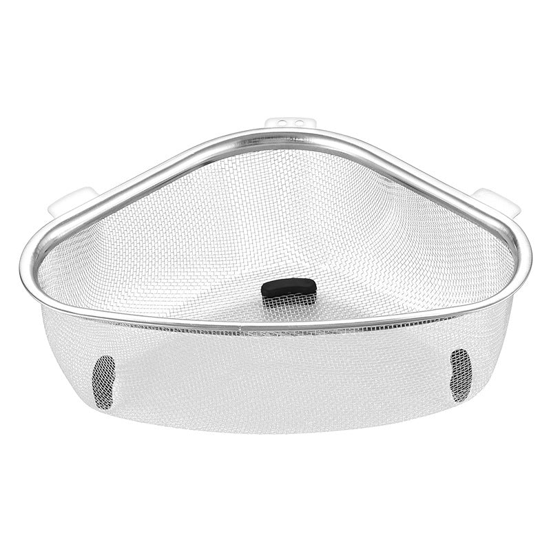 Stainless Steel Sink Drain Basket - Triangle Food Filter