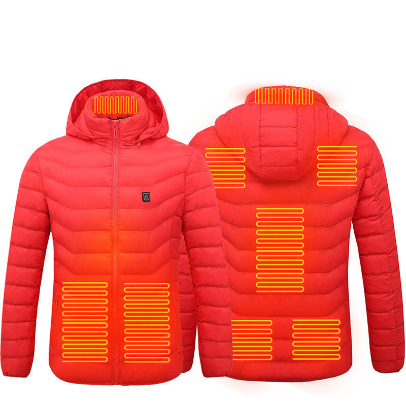 USB Heated Jacket - Electric Warming Winter Coat for Men