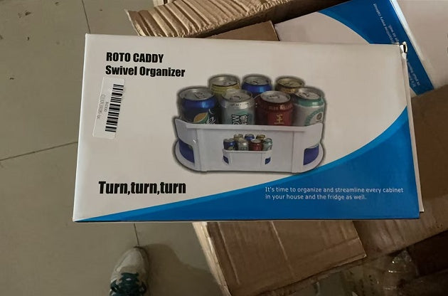 Double Rotating Storage Caddy - 360° Swivel Organizer