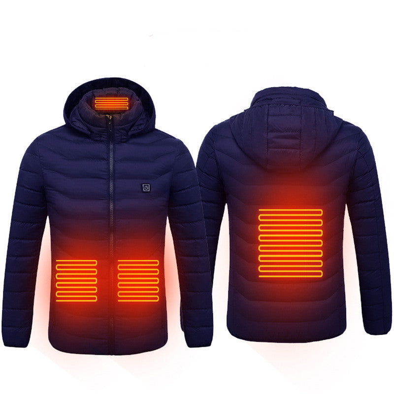 USB Heated Jacket - Electric Warming Winter Coat for Men
