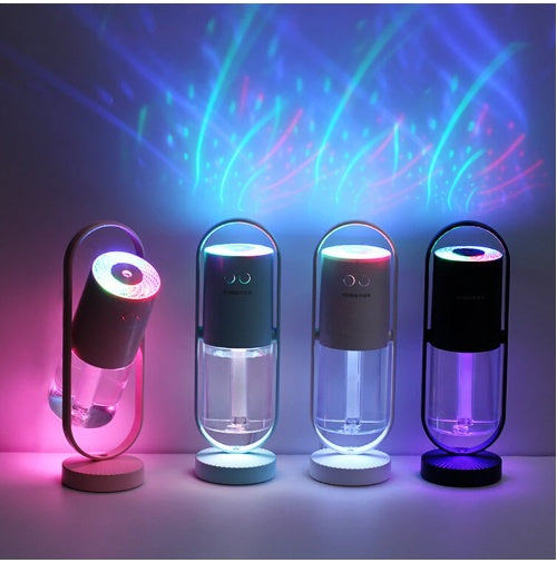 USB Air Humidifier with Projection Light - Magic Shadow Mist Maker