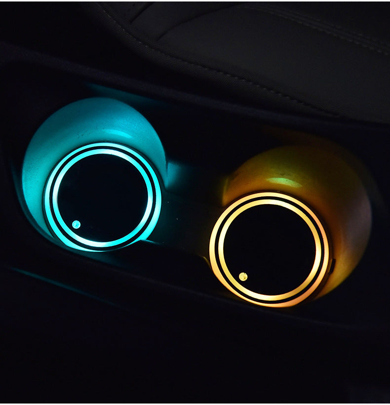 LED Car Cup Holder Coaster