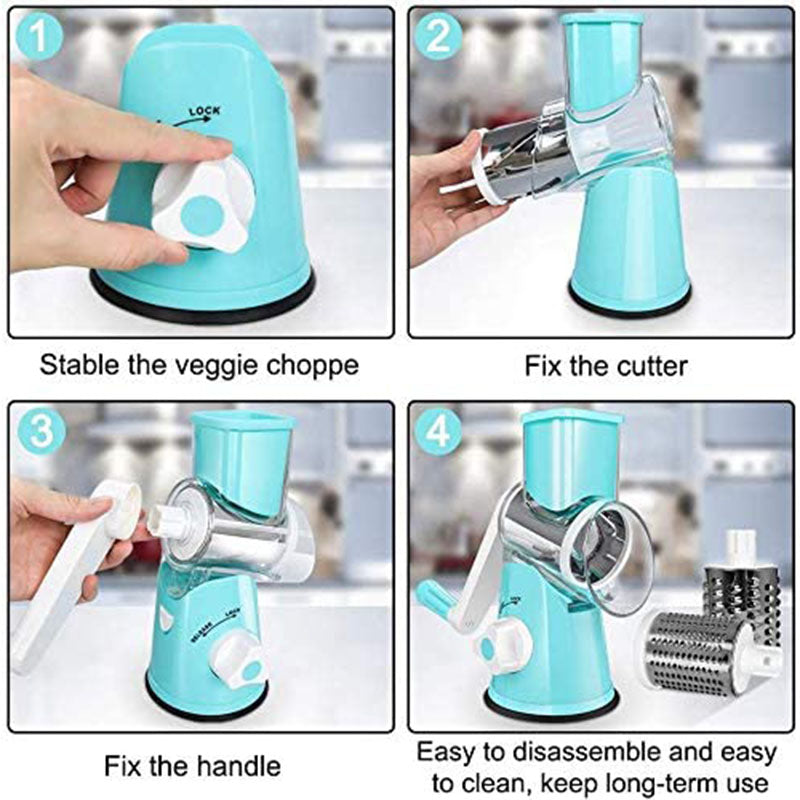Rotary Vegetable Slicer Grater