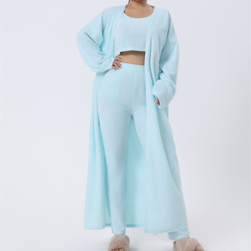 3-Piece Lounge Set - Cozy Pajama Matching Set for Women