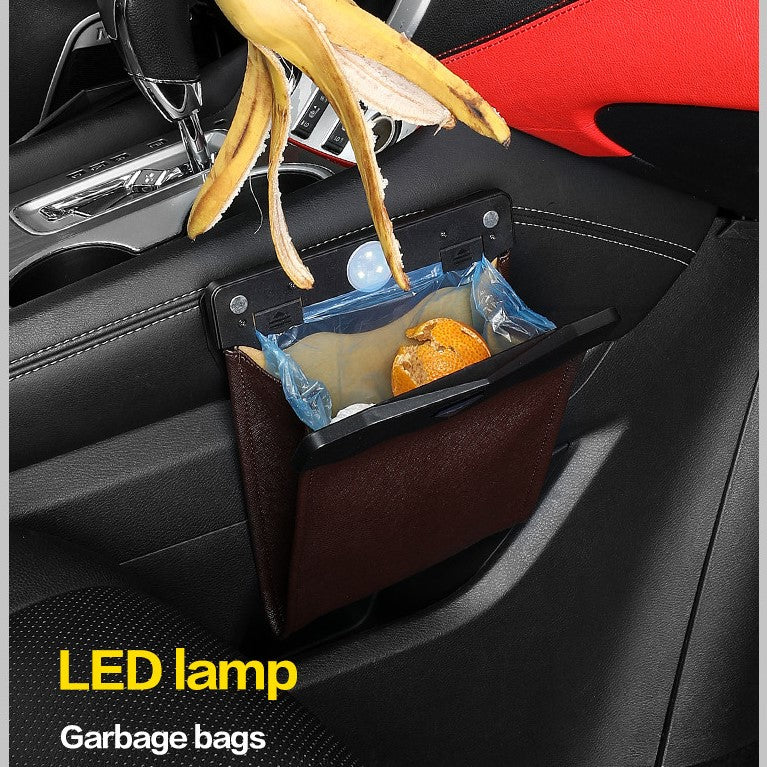 LED Car Trash Organizer