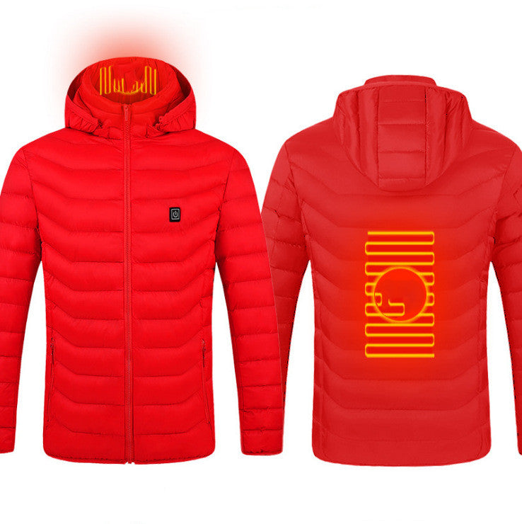 USB Heated Jacket - Electric Warming Winter Coat for Men