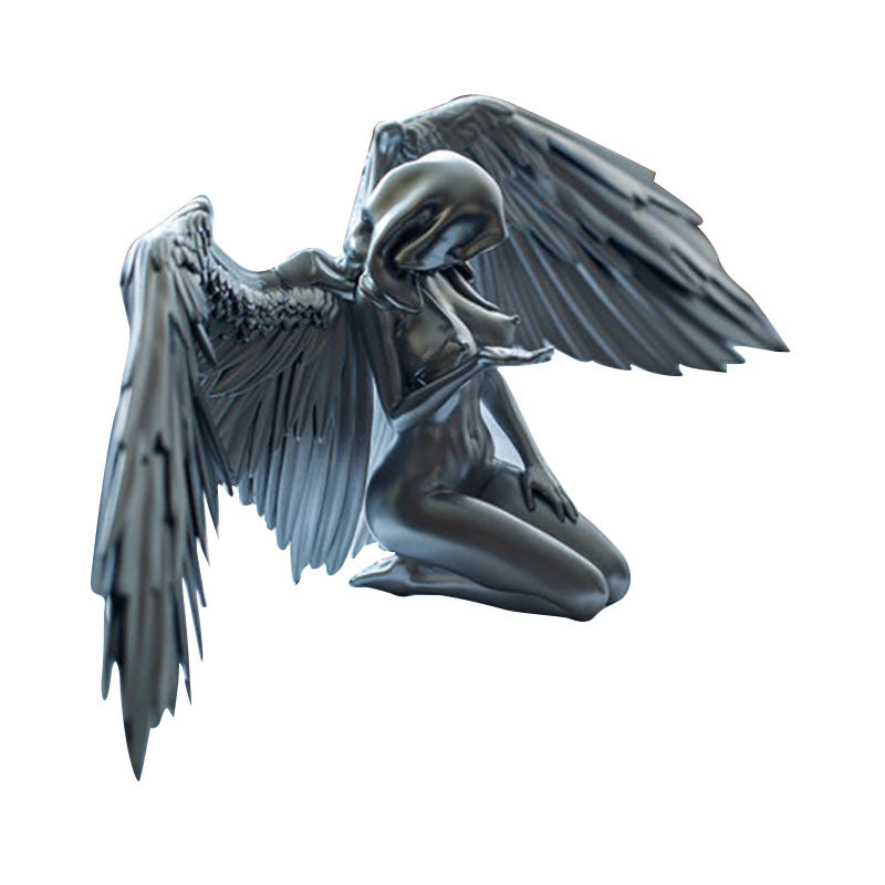 Indoor Angel Wings Resin Ornament