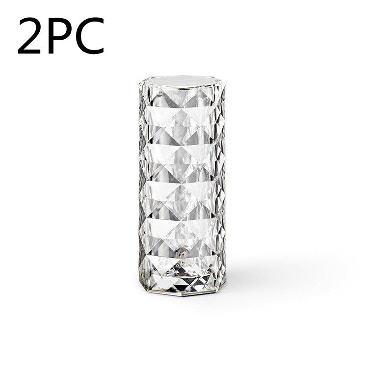 Crystal Diamond Lamp - USB Touch Dimming Night Light