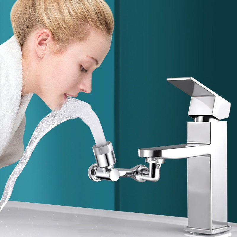 Rotatable Splash-Proof Faucet - 1080° Swivel Kitchen Tap