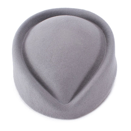 Women Wool Pillbox Fascinator Hat Feamale Stewardess Hats Etiquette Cap Plain Fedoras Cap Women Beret Hat Formal Lady Hat A040