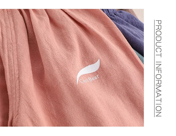 1 2 3 4 5 Years New Children's Anit-mosquito Pants Summer Baby Air Conditioning Bloomers Boys and Girls Cotton and Linen Pants