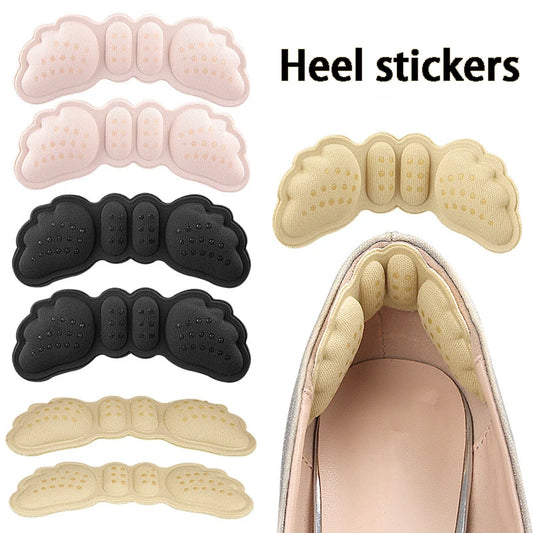 high heels Heel Protector Insoles Heels Sticker Adjust Size Adhesive Non-slip Shoe Pads Pain Relief Foot Care Insert 4pcs/8pcs