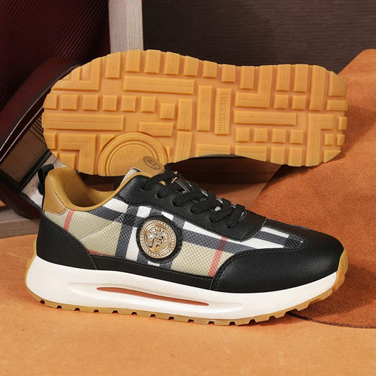 New Retro Light Luxury Fashionable Casual Shoes Shock-absorbing Elastic Sports Shoes Summer Lightweight Lace Up Walking Shoes