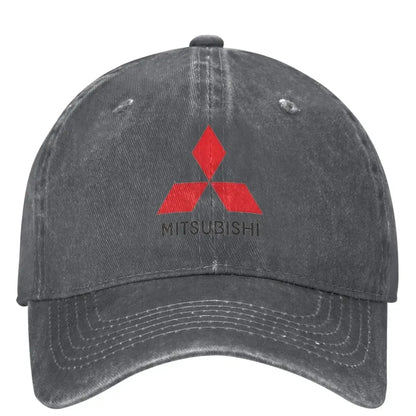 Mitsubishis Logo Heavy Industries Baseball Cap Japan Men Fashion Unisex Truck Driver's Father's Sun Hat