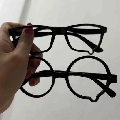 Y2K Anime Crying Glasses Dripping Tears Black Frame Unisex Retro Kawaii Fashion Eyewear Halloween Cosplay Cute Accessories Gift