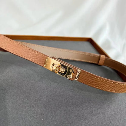 Luxury Brand Leather Belt for Women Designer Alloy Buckle Waist Strap Female Jeans Trouser Dress Waistband