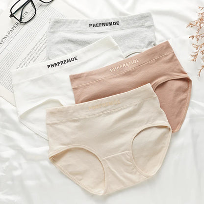 Fashion Seamless Women Panties Underpants Sports Sexy Pure Cotton Female Breathable Underwear Women's Solid Color Lingerie