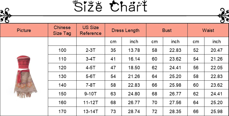 Girls Outfit Cosplay Children's Costume Party Princess Dress Summer Casual Beach Dress Necklace Wig Set Party Dresses For Girls