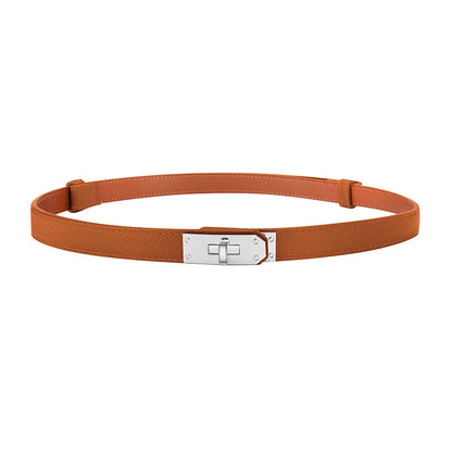 Luxury Brand Leather Belt for Women Designer Alloy Buckle Waist Strap Female Jeans Trouser Dress Waistband