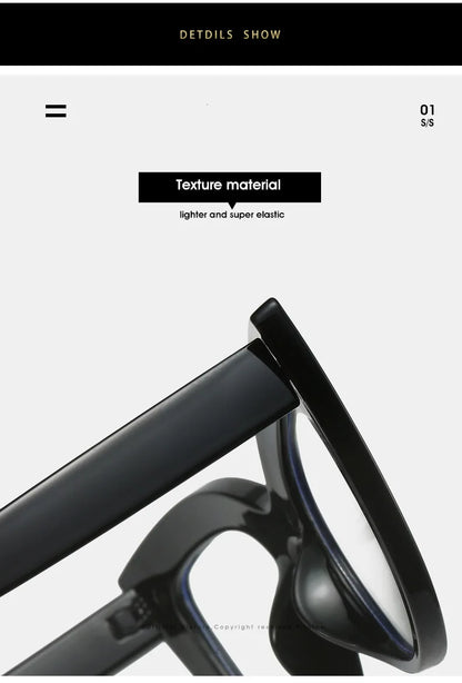 Women's Cat Eye Glasses Frame Fashion Anti Blue Light Transparent Eyeglasses Retro Optical Clear Lens Spectacle Eyeglass Female