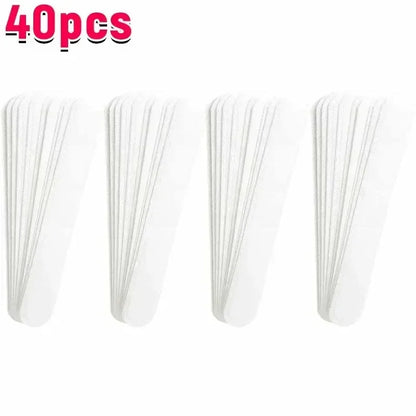 40PCS Hat Sweat Absorber Stickers Summer Cap Liner Bands Sweatband Visor Hats Size Reducer Adhesive Sweat Absorbing Strips Pads