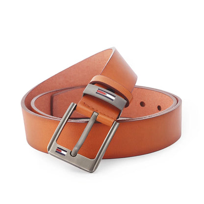 Men's Luxury PU Leather Belt - Designer Alloy Pin Buckle, High Quality Waistband for Jeans & Casual Wear, Fashion Waist Strap