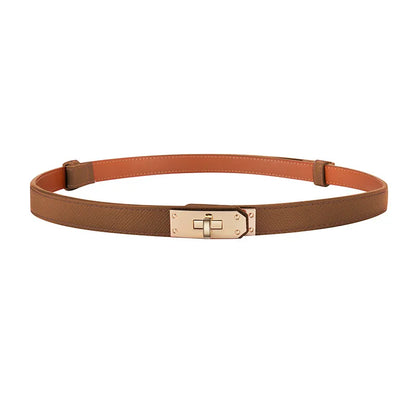 Luxury Brand Leather Belt for Women Designer Alloy Buckle Waist Strap Female Jeans Trouser Dress Waistband