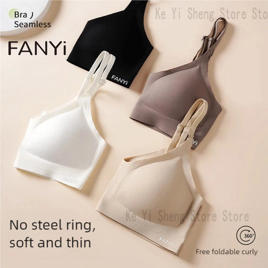 Sexy  breathable and backless lingerie for women, small breasts, seamless bras, strapless sports bras for women's comfort